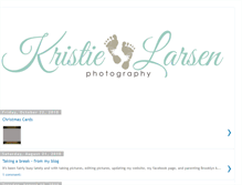 Tablet Screenshot of kristielarsen.blogspot.com