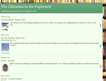 Tablet Screenshot of librarian-cupboard.blogspot.com