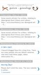 Mobile Screenshot of pattengenealogy.blogspot.com