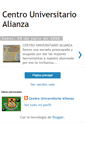 Mobile Screenshot of centrouniversitarioalianza.blogspot.com