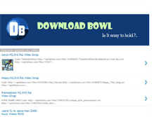 Tablet Screenshot of downloadbowl.blogspot.com