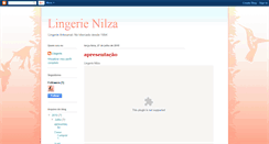 Desktop Screenshot of lingerienilza.blogspot.com