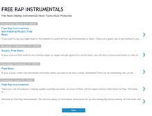 Tablet Screenshot of freerapinstrumentalsbeats.blogspot.com