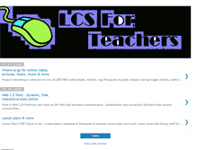 Tablet Screenshot of lscforteachers.blogspot.com