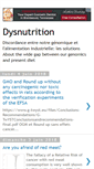 Mobile Screenshot of dysnutrition.blogspot.com