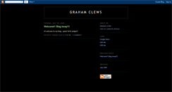 Desktop Screenshot of grahamclews.blogspot.com