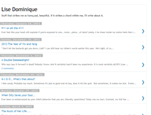 Tablet Screenshot of lisedominique.blogspot.com