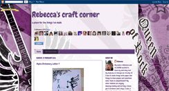 Desktop Screenshot of becciscraftcorner.blogspot.com