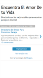 Mobile Screenshot of encuentra-amor.blogspot.com