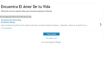 Tablet Screenshot of encuentra-amor.blogspot.com