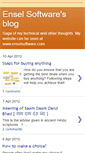 Mobile Screenshot of enselsoftware.blogspot.com