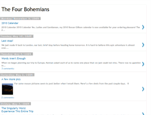 Tablet Screenshot of 4bohemians.blogspot.com