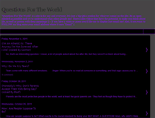 Tablet Screenshot of myquestionsfortheworld.blogspot.com