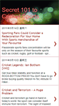 Mobile Screenshot of cricket-sports-101.blogspot.com