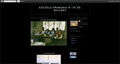 Desktop Screenshot of ep75quilmes.blogspot.com