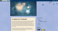 Desktop Screenshot of nosotrasientendemos.blogspot.com