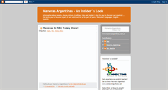 Desktop Screenshot of manerasargentinas.blogspot.com