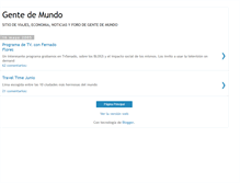 Tablet Screenshot of gentedemundo.blogspot.com