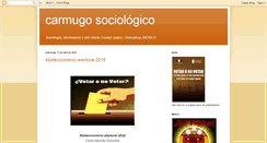 Desktop Screenshot of carmugosociologico.blogspot.com