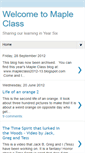 Mobile Screenshot of mapleclassgreenfields.blogspot.com