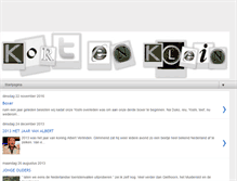 Tablet Screenshot of kortenklein.blogspot.com