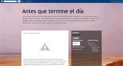 Desktop Screenshot of antesquetermineeldia.blogspot.com