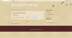 Desktop Screenshot of facesplashmakeup.blogspot.com