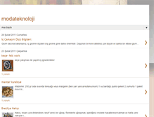 Tablet Screenshot of modateknoloji.blogspot.com