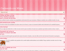 Tablet Screenshot of cocinandoconmunekita.blogspot.com