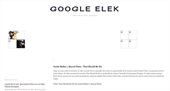 Desktop Screenshot of google-elek.blogspot.com