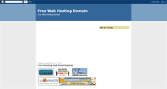 Desktop Screenshot of free-web-hosting-domain.blogspot.com
