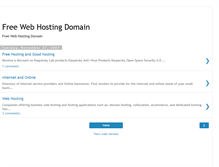 Tablet Screenshot of free-web-hosting-domain.blogspot.com