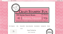 Desktop Screenshot of crazystampinfun.blogspot.com