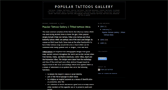 Desktop Screenshot of populair-tattoos.blogspot.com