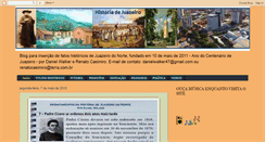 Desktop Screenshot of historiadejuazeiro.blogspot.com