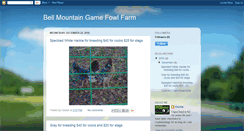 Desktop Screenshot of bellmtngamefowl.blogspot.com