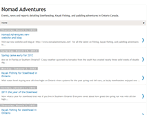 Tablet Screenshot of nomadadventurescanada.blogspot.com
