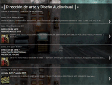 Tablet Screenshot of direcciondeartecursos.blogspot.com