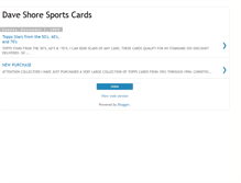 Tablet Screenshot of daveshoresportscards.blogspot.com