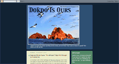 Desktop Screenshot of dokdoisours.blogspot.com