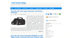 Desktop Screenshot of cute-camerabags.blogspot.com