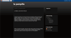 Desktop Screenshot of lapampilla40.blogspot.com