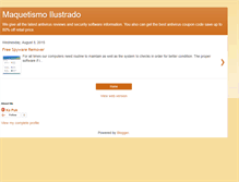 Tablet Screenshot of maquetismoilustrado.blogspot.com