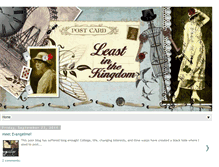 Tablet Screenshot of leastinthekingdom.blogspot.com