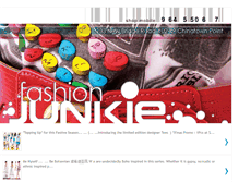 Tablet Screenshot of fashionjunkieshop.blogspot.com