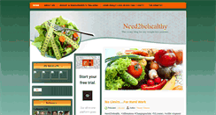 Desktop Screenshot of need2behealthy.blogspot.com