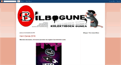 Desktop Screenshot of bilbogune.blogspot.com