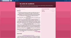 Desktop Screenshot of coulelavie.blogspot.com