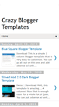 Mobile Screenshot of crazy-blogger-templates.blogspot.com