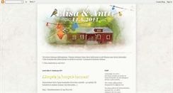Desktop Screenshot of elisajaantti2011.blogspot.com